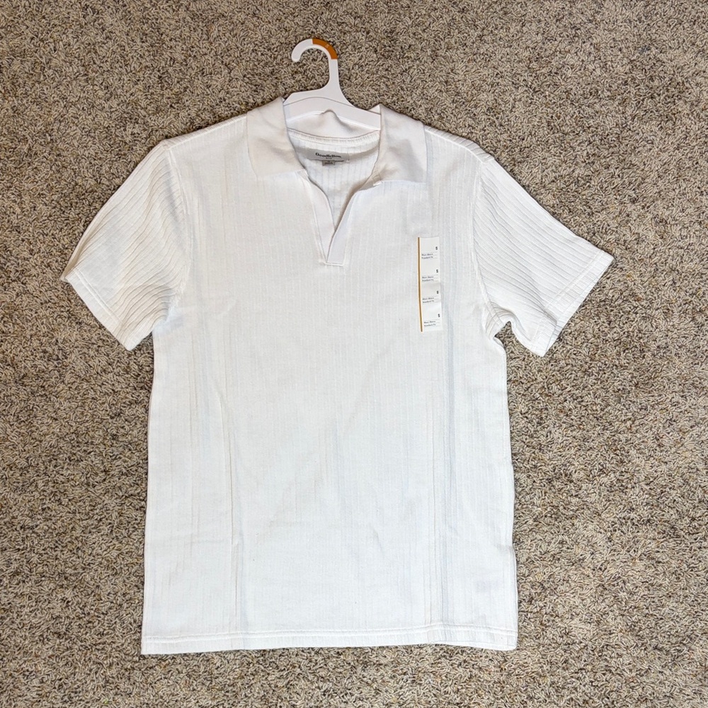 Goodfellow & Co White Men's Polo Shirt